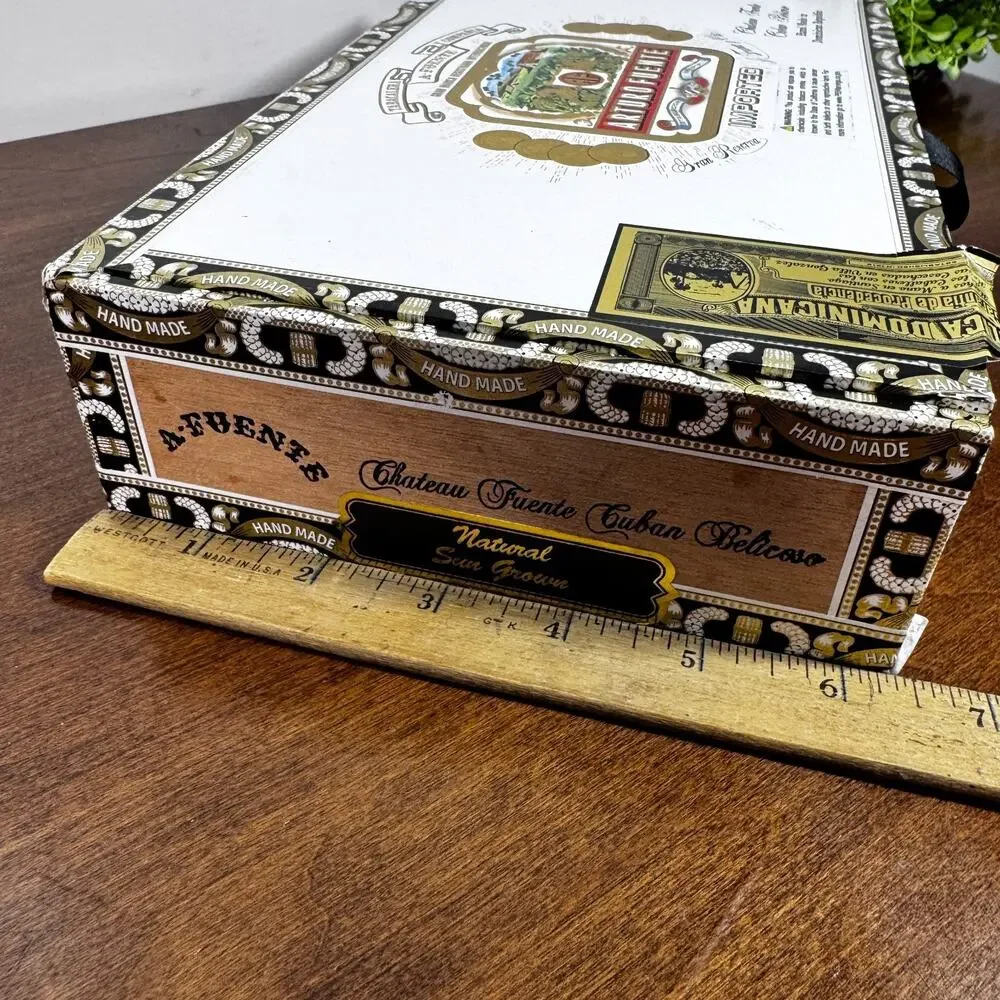Arturo Fuente Chateau Fuente Belicoso Empty Cigar Box 11